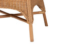 June Bohemian Light Honey Rattan Arm Chair Baxton