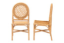 June Natural Rattan Dining Chair Baxton