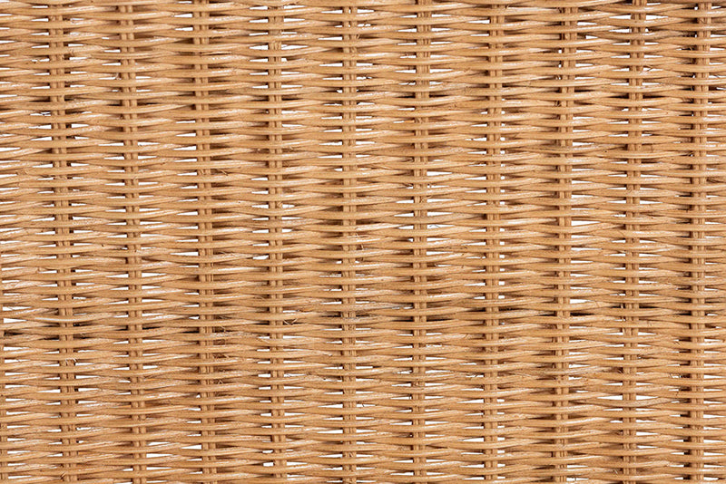 June Natural Rattan Dining Chair Baxton