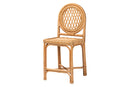 June Natural Rattan Counter Stool Baxton