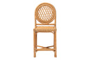 June Natural Rattan Counter Stool Baxton