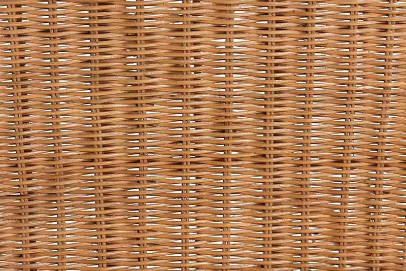 June Natural Rattan Counter Stool Baxton