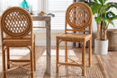 June Natural Rattan Counter Stool Baxton