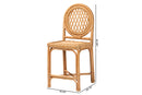June Natural Rattan Counter Stool Baxton