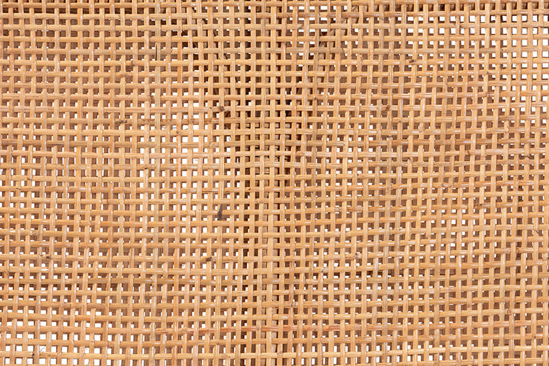 Makya Bohemian Light Honey Rattan 3-Piece Dining Nook Set Baxton