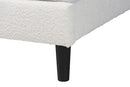 Payne Boucle Upholstered Platform Bed, Queen Baxton