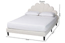 Abena Boucle Upholstered Platform Bed, Queen Baxton