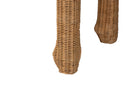 Albion Handwoven Natural Rattan Console Table Baxton