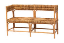 Akane Natural Rattan Bench Baxton