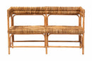 Akane Natural Rattan Bench Baxton