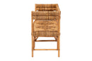 Akane Natural Rattan Bench Baxton