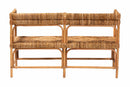 Akane Natural Rattan Bench Baxton