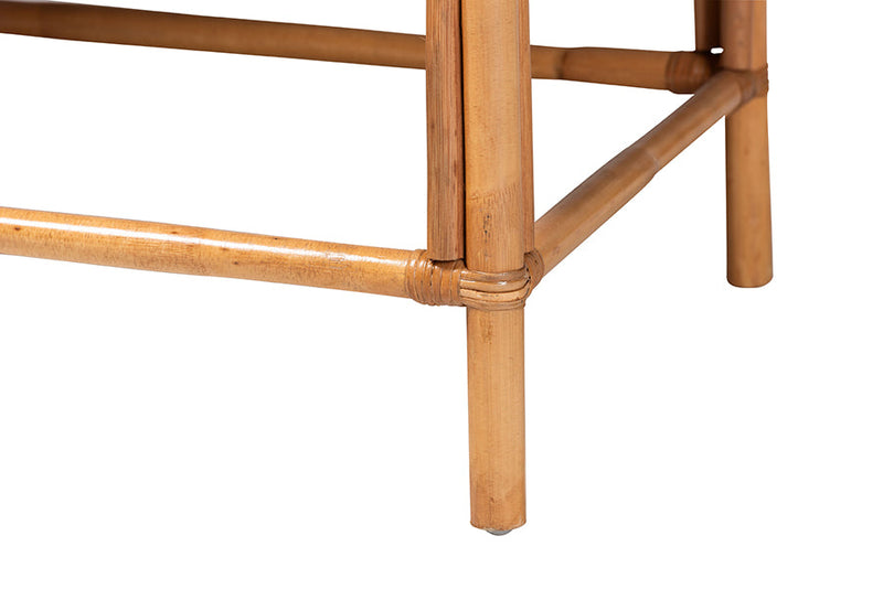Akane Natural Rattan Bench Baxton