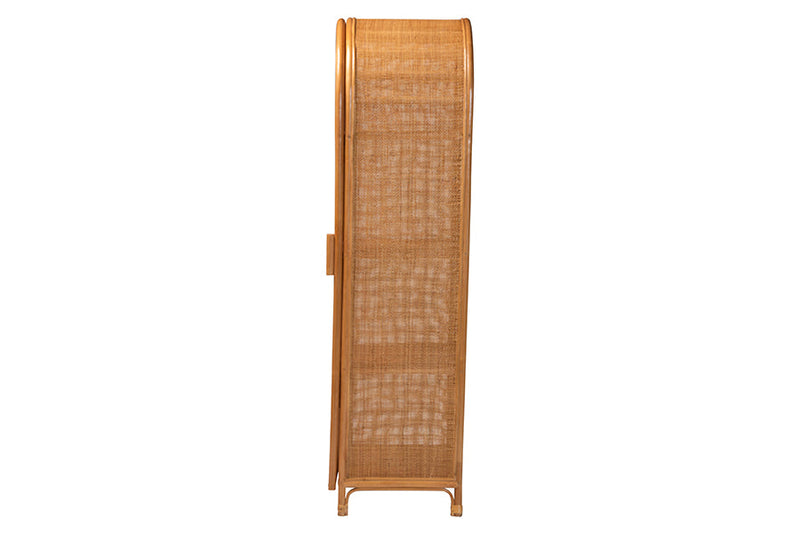 Skylar Natural Rattan Decorative Cabinet Baxton