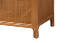 Skylar Natural Rattan Decorative Cabinet Baxton