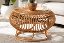 Akiko Natural Rattan Coffee Table Baxton