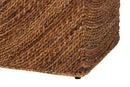 Niko Handwoven Seagrass Storage Bench with Removable Lid Baxton