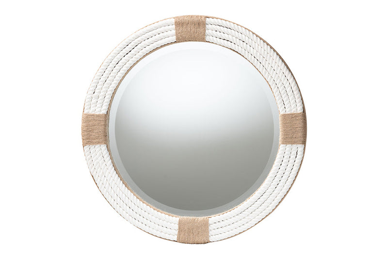 Nantai Round Woven Rope Mirror Baxton