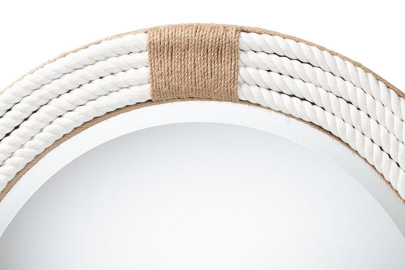 Nantai Round Woven Rope Mirror Baxton