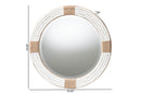 Nantai Round Woven Rope Mirror Baxton