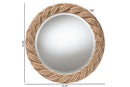 Reiko Braided Rope Mirror Baxton