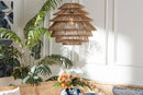 Iskra Handwoven Jute Pendant Lampshade Baxton
