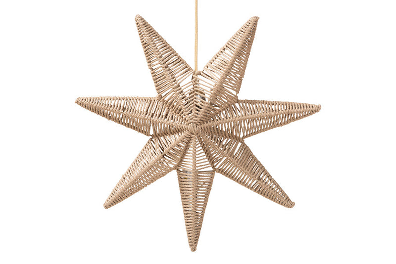 Kresna Handwoven Jute Pendant Lampshade Baxton