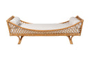 Beacon Handwoven Natural Rattan Daybed with Cushion Baxton