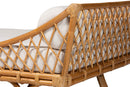 Beacon Handwoven Natural Rattan Daybed with Cushion Baxton