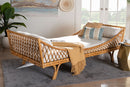 Beacon Handwoven Natural Rattan Daybed with Cushion Baxton