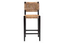 Delilah Seagrass Bar Stool Baxton