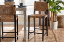 Delilah Seagrass Bar Stool Baxton