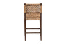 Delilah Seagrass Counter Stool Baxton