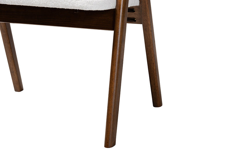 Winslow Boucle Upholstered Dining Chair Set of 2 Baxton