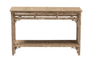 Eamon Handwoven Seagrass Console Table Baxton
