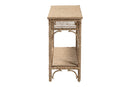 Eamon Handwoven Seagrass Console Table Baxton