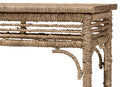 Eamon Handwoven Seagrass Console Table Baxton