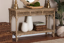Eamon Handwoven Seagrass Console Table Baxton