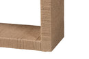 Sebalio Handwoven Jute Console Table Baxton