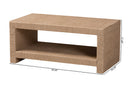 Cady Handwoven Jute Coffee Table Baxton