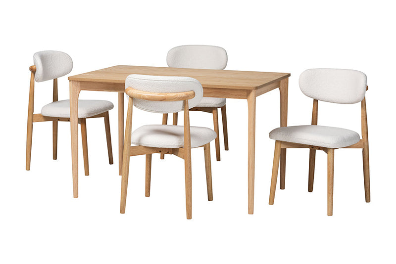 Walthard 5-Piece Dining Set Baxton
