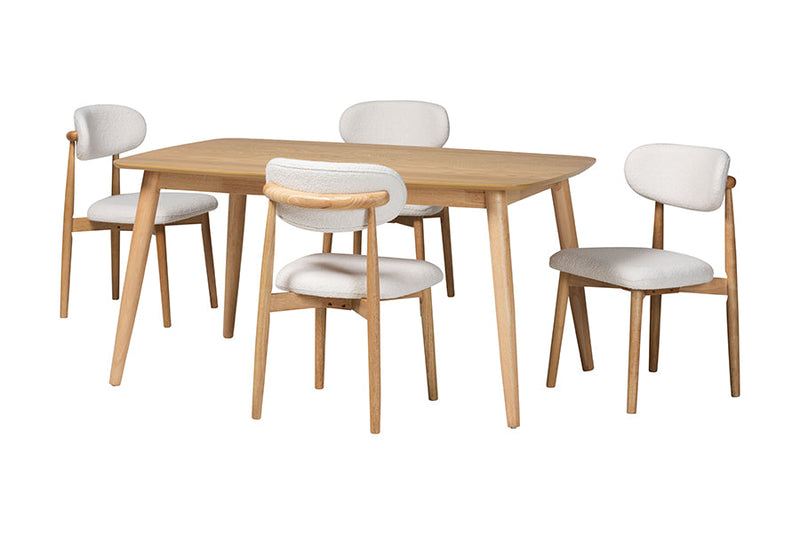 Fenicia 5-Piece Dining Set Baxton
