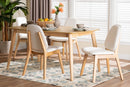 Jeneth 5-Piece Dining Set Baxton