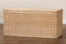 Chabela Braided Natural Rattan Chest with Lift-top Lid Baxton