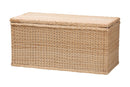Chabela Braided Natural Rattan Chest with Lift-top Lid Baxton