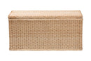Chabela Braided Natural Rattan Chest with Lift-top Lid Baxton
