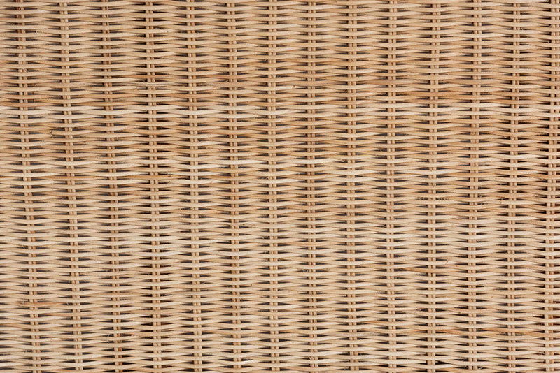 Chabela Braided Natural Rattan Chest with Lift-top Lid Baxton