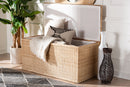 Chabela Braided Natural Rattan Chest with Lift-top Lid Baxton