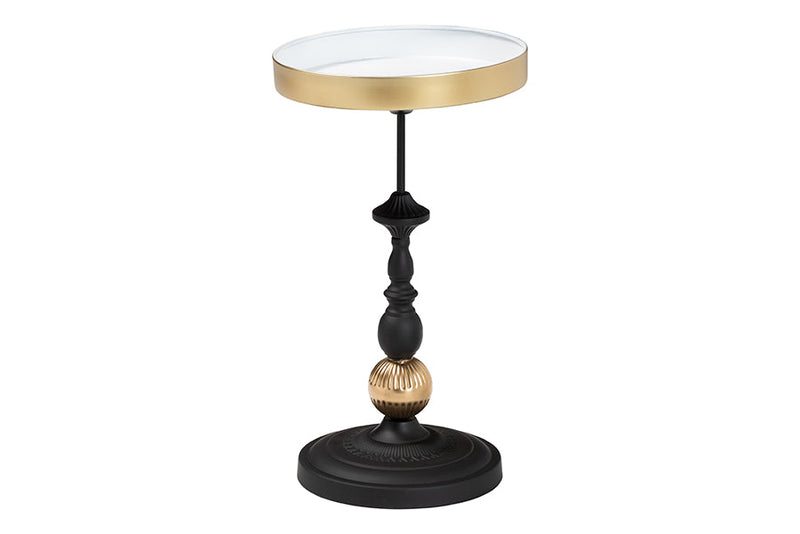 Kaede Round Accent Side Table Baxton