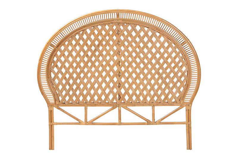 Keitha Natural Rattan Standalone Headboard, Queen Baxton